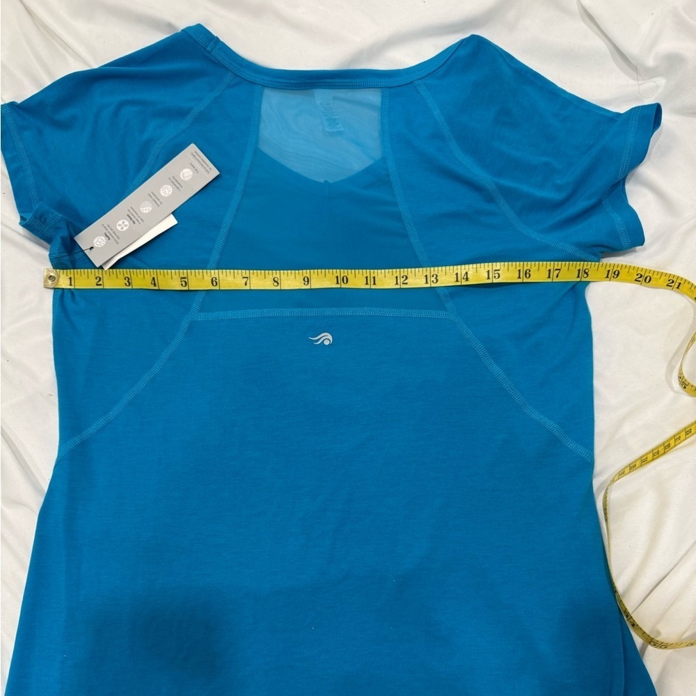 Ideology NWT Determined Blue Women's Top size M - Picture 4 of 7